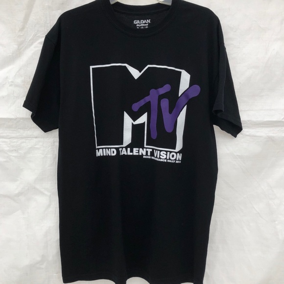 Gildan Other - MTV logo Black T-shirt